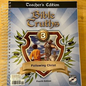 BJU grade 3 Bible Truths book